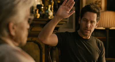 You don't need to raise your hand ScottSorry I just have one questionWho are you who is she what the hell's going onand can I go back to jail now - Ant Man