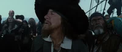 Who are youNo one He's no oneA distant cousin of my aunt's nephew twice removedLovely singing voice though Eunuch - Pirates of the Caribbean: The Curse of the Black Pearl