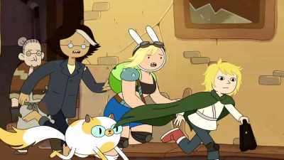 Who are you? Shh. Not here. - Adventure Time: Fionna & Cake