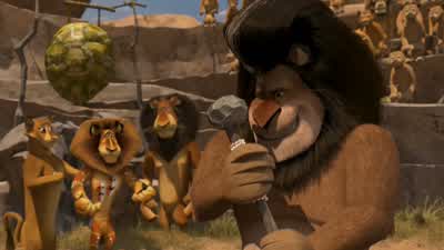 Who could possibly take Zuba's placeAnyoneSomeone No oneYou sirI guess notWell I this is all very awkwardbut I suppose I could carry this tremendous burden - Madagascar: Escape 2 Africa
