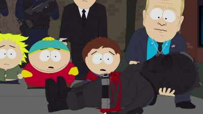 Who do you work for?
Who's trying to influence me? - South Park (Not Suitable for Children)
