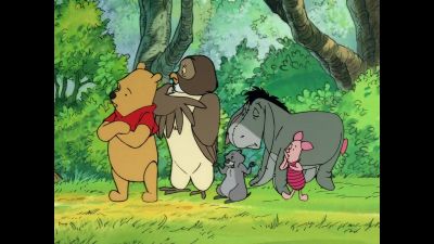 Who me giggling - The New Adventures of Winnie the Pooh