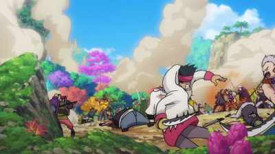 Who is gonna get their hands
on that treasure?! - One Piece: Stampede