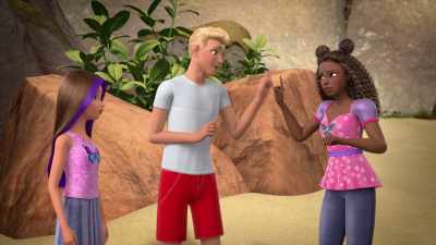Who knows about magic
around here, - Barbie: A Touch of Magic