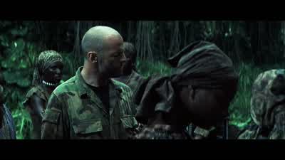 L took this off Gideon's dead bodyDr Kendricks' good friendYou have any more of these hereWhy would anybody wanna transmit our positionTransmit our position to over 300 Nigerian soldierswho ran all nightto get to within an hour and a half of where we are - Tears of the Sun