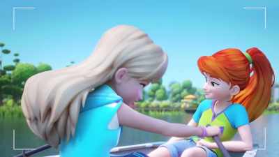 Who says you can't
search for clues - LEGO Friends: Girls on a Mission