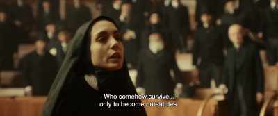 Who somehow survive... only to become prostitutes. - Cabrini