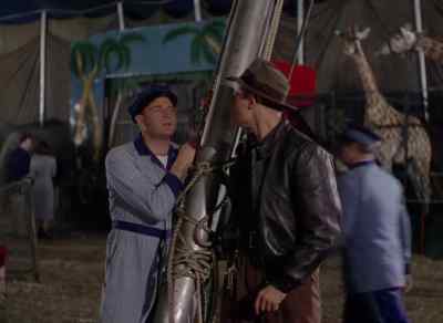 Who took that net down? - The Greatest Show on Earth