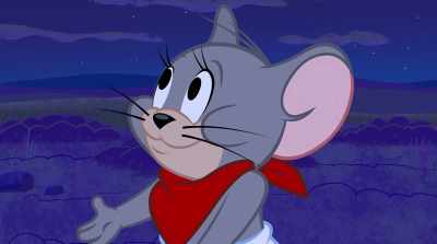 Who would have guessed
that a cat dressed - Tom and Jerry Cowboy Up!