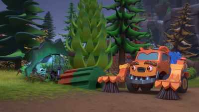 Whoa! A talking bush? Cool! - Mighty Monsterwheelies