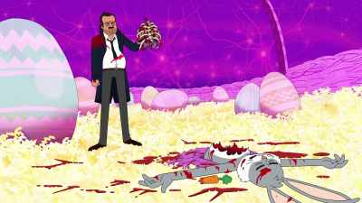 - Whoa, back when
I was watching cartoons, - Grimsburg