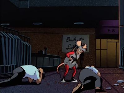 Whoa, dibs on the dummy hand. - Batman: The Animated Series
