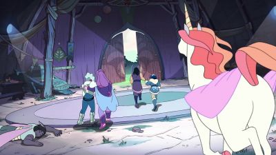 -Whoa! Did you guys see that?
-We'll be impressed later. Let's go. - She-Ra and the Princesses of Power