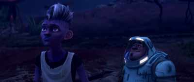 Whoa! Did you see that?
The hills moved. - Star Trek: Prodigy