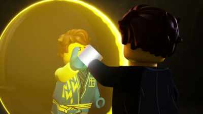 -Whoa!
-[electricity crackling] - LEGO Ninjago: Dragons Rising