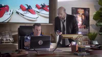 -Whoa, five million new followers. Not bad. - Rob Riggle's Ski Master Academy