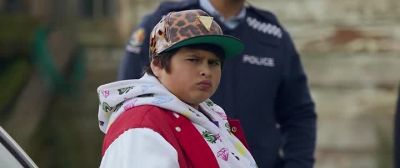Whoa He's giving that pig a piggyback - Hunt for the Wilderpeople