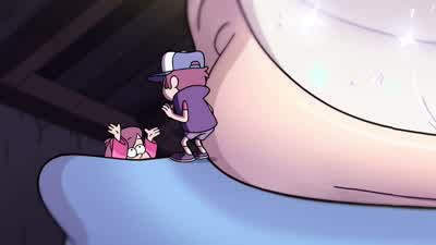 Whoa, his hair's so shiny. - Gravity Falls