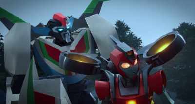 Whoa!
 - [hisses] - Transformers: EarthSpark
