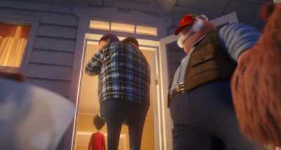 Whoa. Hold up there.
Dogs sleep outside. - The Secret Life of Pets 2