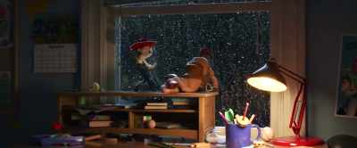 Whoa! It's raining cats
and dogs out there! - Toy Story 4