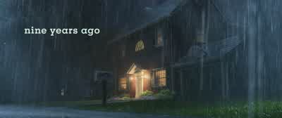 Whoa! It's raining cats and dogs out there! I hope they make it back all right. Heads up! Andy's com - Toy Story 4