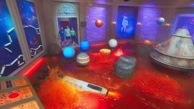 Whoa, that lava looks especially volatile. - Floor Is Lava