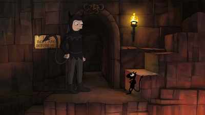 Whoa! Like a chipmunk
in a discount bat costume? - Disenchantment