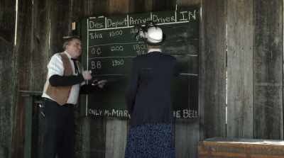 Whoa, no no no, you can't
do that, this is my board. - Bill Tilghman and the Outlaws