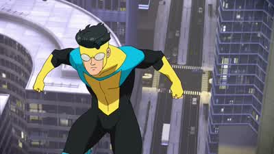 Whoa! Shit! Oof! Okay. Let's try this again. - Invincible