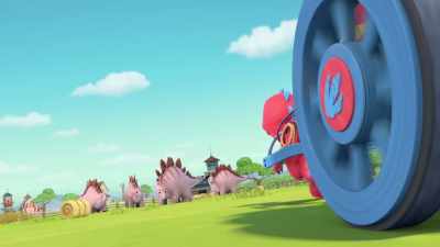 Whoa! Slow down! Stop! - Dino Ranch