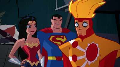 Whoa! The Justice League?
(STAMMERS) That'd be awesome. - Justice League Action