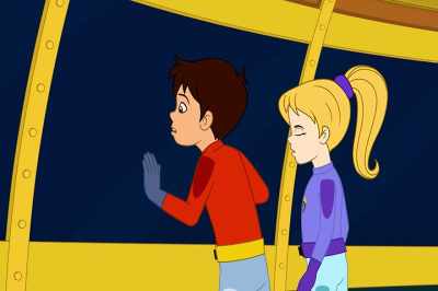 Whoa! There's a lot more stuff
down here than I thought. - The Magic School Bus Rides Again
