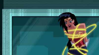 - Whoa!
- (THUDS) - Justice League Action