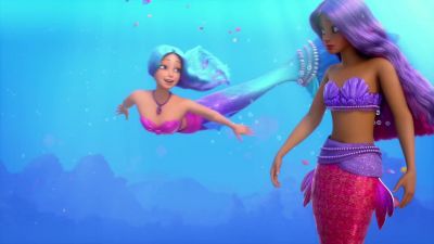 Whoa! Uh, that's a shark. - Barbie: Mermaid Power