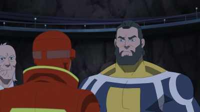 Whoa!
Was he waiting for his cue? - Invincible