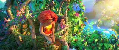 Whoa. We are really up here! - The Croods: A New Age