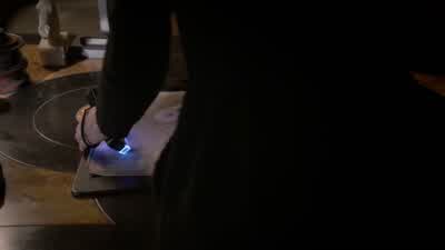 Whoa. What is that? A five-fold knot. It's a Celtic symbol. - Teen Wolf