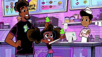 - Whoa. What is it?
- Gummy green, - Marvel's Moon Girl and Devil Dinosaur
