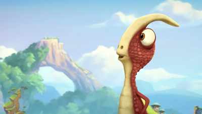 Whoa! Who knew art
could be so exciting? Huh? - Gigantosaurus