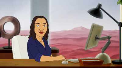 Whoa, whoa. I-I come in peace. - Fired on Mars