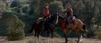 Whoa! Whoa! Penny, there
ain't but one thing to do. - The Shakiest Gun in the West