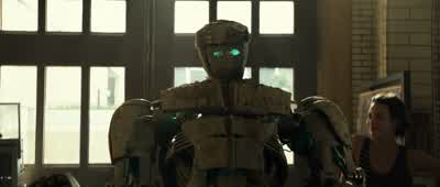 Whoa. Whoa. Watch out. Stay back. - Real Steel