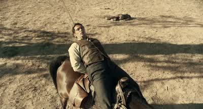 Whoa. Whoa. Whoa. Easy. - - - The Ballad of Buster Scruggs