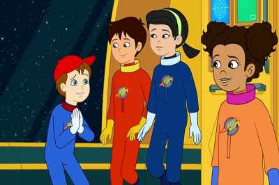 -Whoa!
-Whoops! Look out. - The Magic School Bus Rides Again