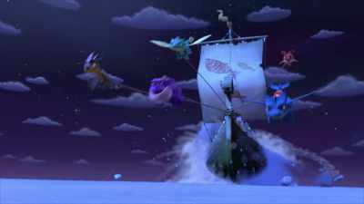 -Whoa.
-[yells] - Dragons: Rescue Riders: Huttsgalor Holiday