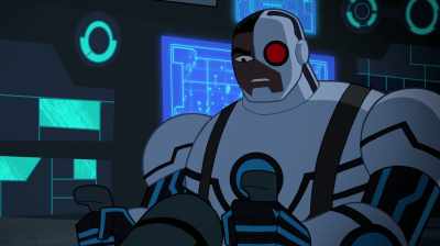 Whoever hijacked that space
train ejected the entire crew. - Justice League Action