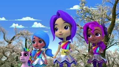 Whoo-hoo! Bye-bye, booby trap!
Speed power! - Rainbow Rangers