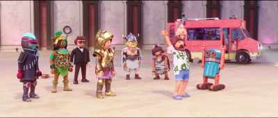 -Whoo-hoo!
-(indistinct robot chatter) - Playmobil: The Movie