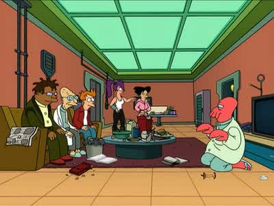 Whoo! I'm a trophy girlfriend! - Futurama